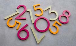 modern house numbers